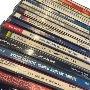 Lot of 21 Classical Music CDs Beethoven Mozart Bernstein Bocelli Tchaikovsky CD